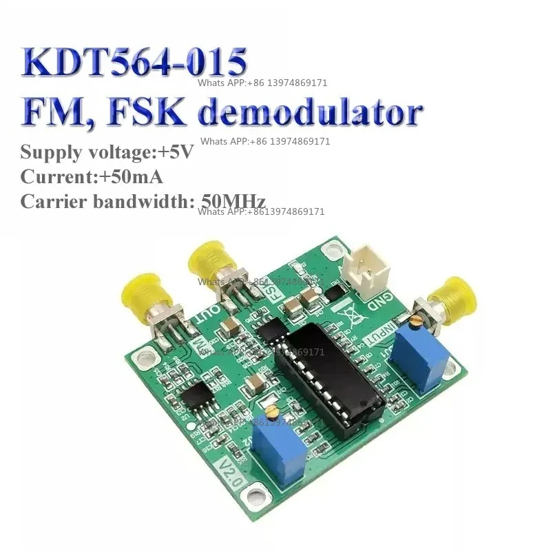 NE564 Module Dedicated FSK Demodulator FM Demodulator Broadband Demodulation Frequency Band Adaptation