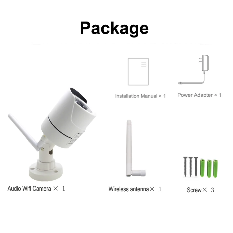 JIENUO Wireless IP Camera 5MP HD Audio Cctv Security Outdoor Waterproof 1080P Night Vision Surveillance Onvif Wifi Home Cam RTSP image 6