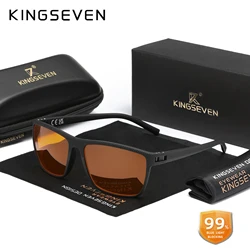 KINGSEVEN Fashion Anti-Blue Ray Glasses Transparent Lens Eyeglasses Men Women Computer Blue Light Blocking Students Eyewear