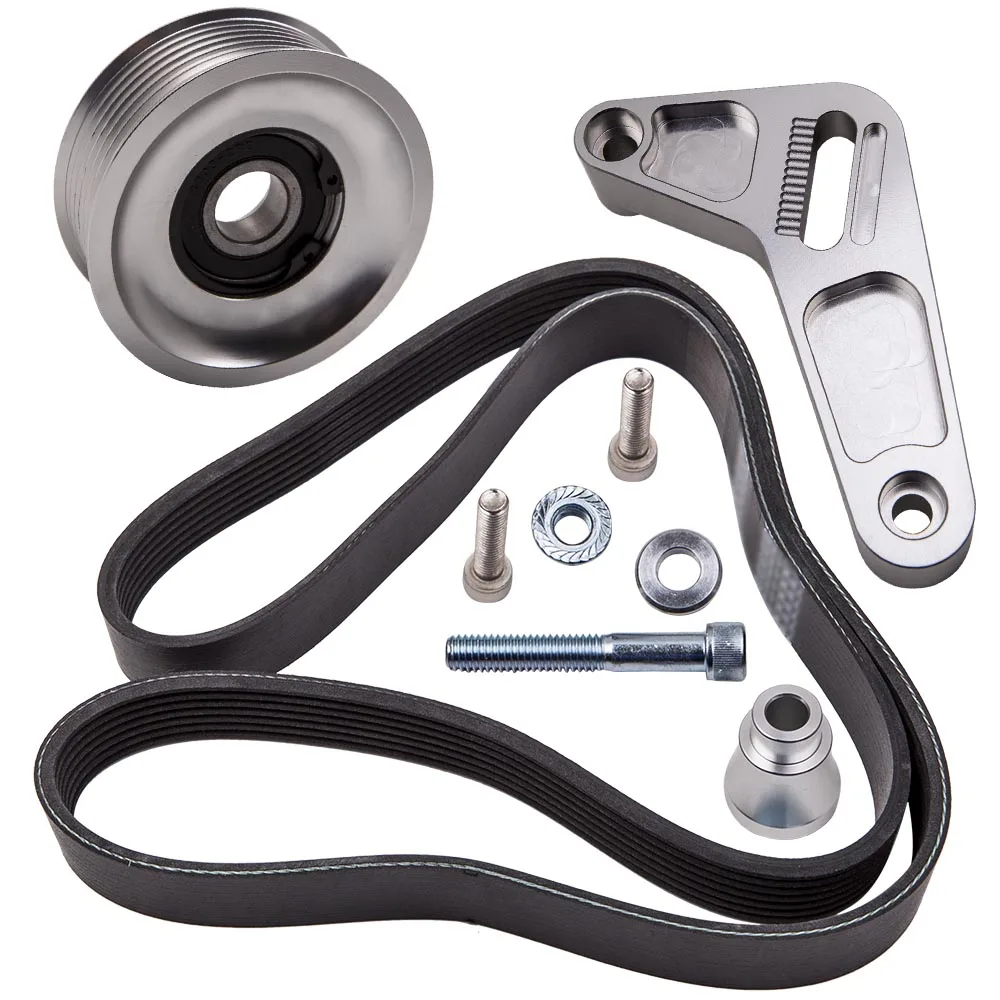 Swap Adjustable Idler Pulley Belt Kit For Honda Civic K20 K24 Engines K20 Heads view 6