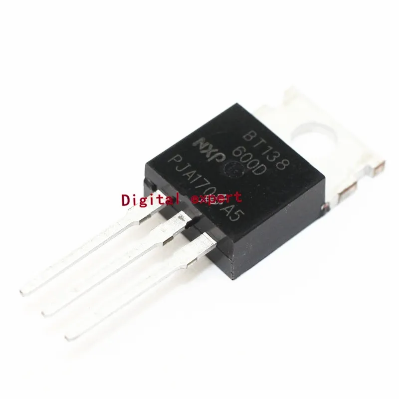 50 piezas, BT136-600D, TO220, BT136, 600D, Om-220, Triac, BT136-600, BT137-600D, BT138-600D