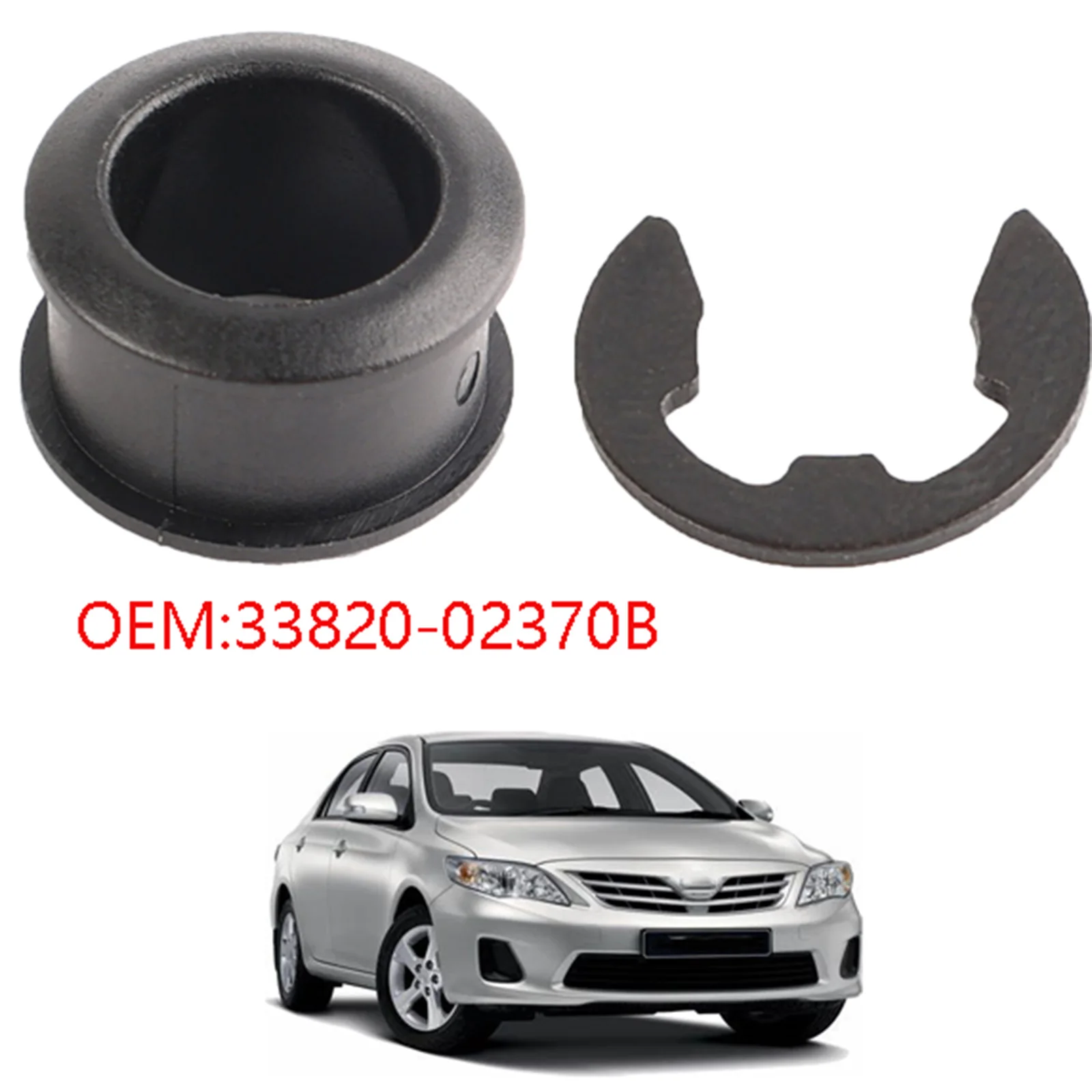 1x For Toyota Corolla Matrix Plastic Automatic Transmission Shift Shifter Cable Bushing replacement  2003-2008 33820-02370B