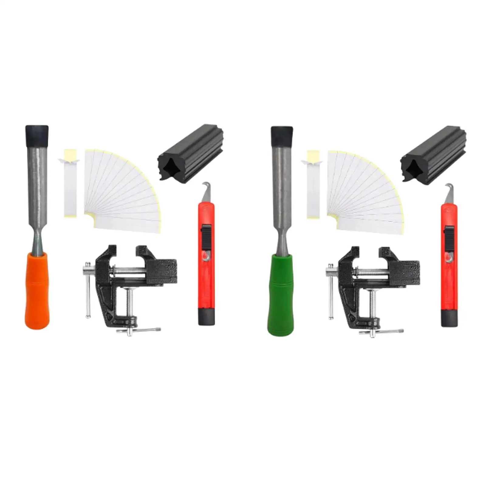 

Golf Grip Kit Universal Repair Tool Professional Convenient Easy to Use Hook Knife 15 Tape Strips Golf Grip Tape Remover Tool