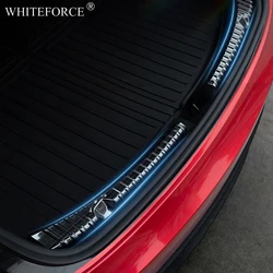 For Tesla Model 3 2024 Highland Trunk Guard Plate Threshold Strip Pedal Tailgate Anti-cutting Rubbing Pad Car Rear Sill Cover