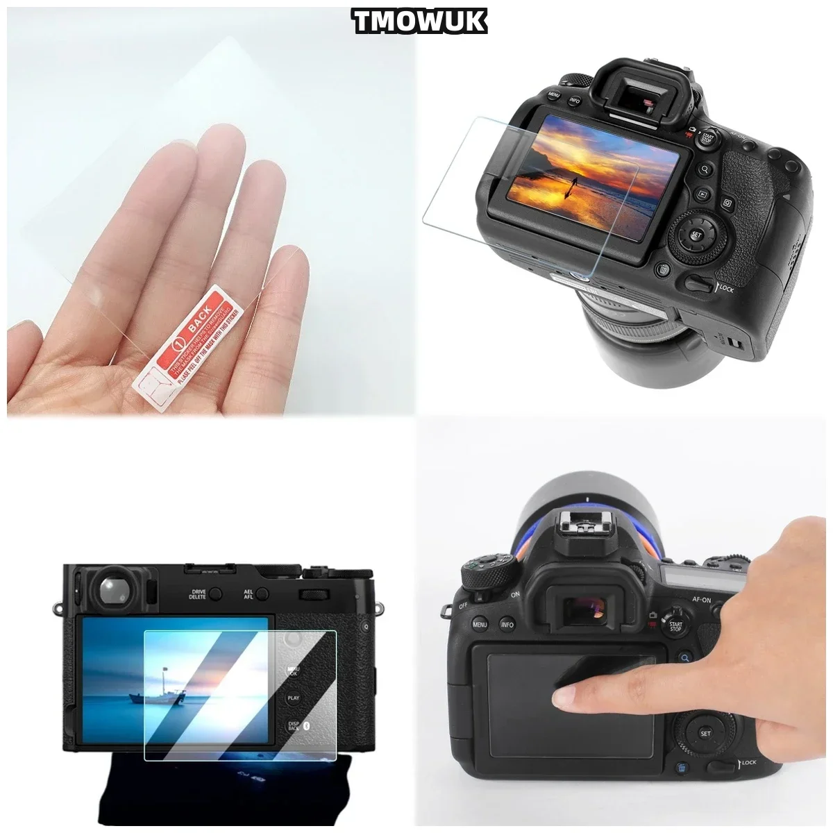 

Anti-Scratch Tempered Glass Screen Protector For Fujifilm X-100T X-100 X-100S X-100F LCD With 9H Hardness & Bubble-Free