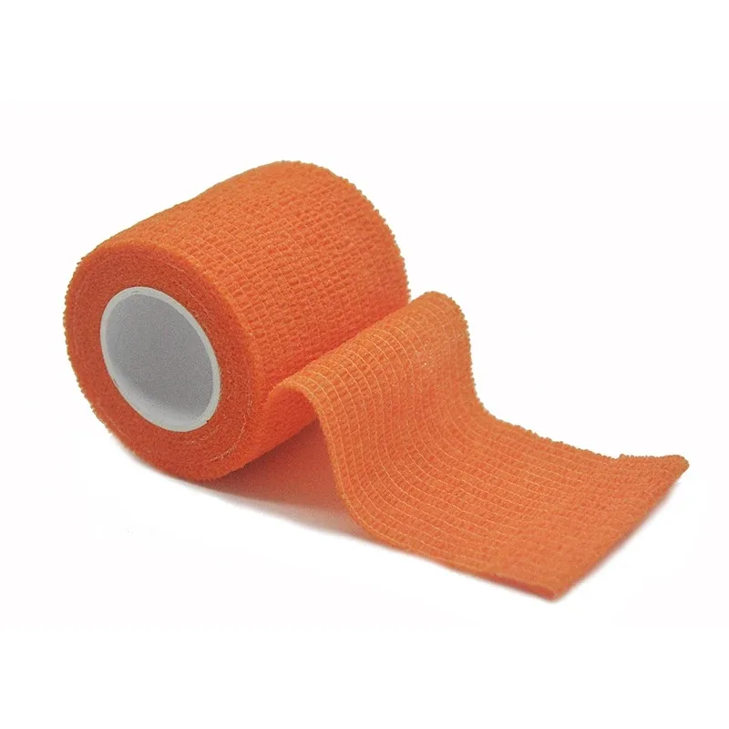 1/6pcs 5cm*4.8m Non Woven Elastic Self Adhesive Bandage Cohesive Bandage for Sports Fixing Finger Wrist Leg