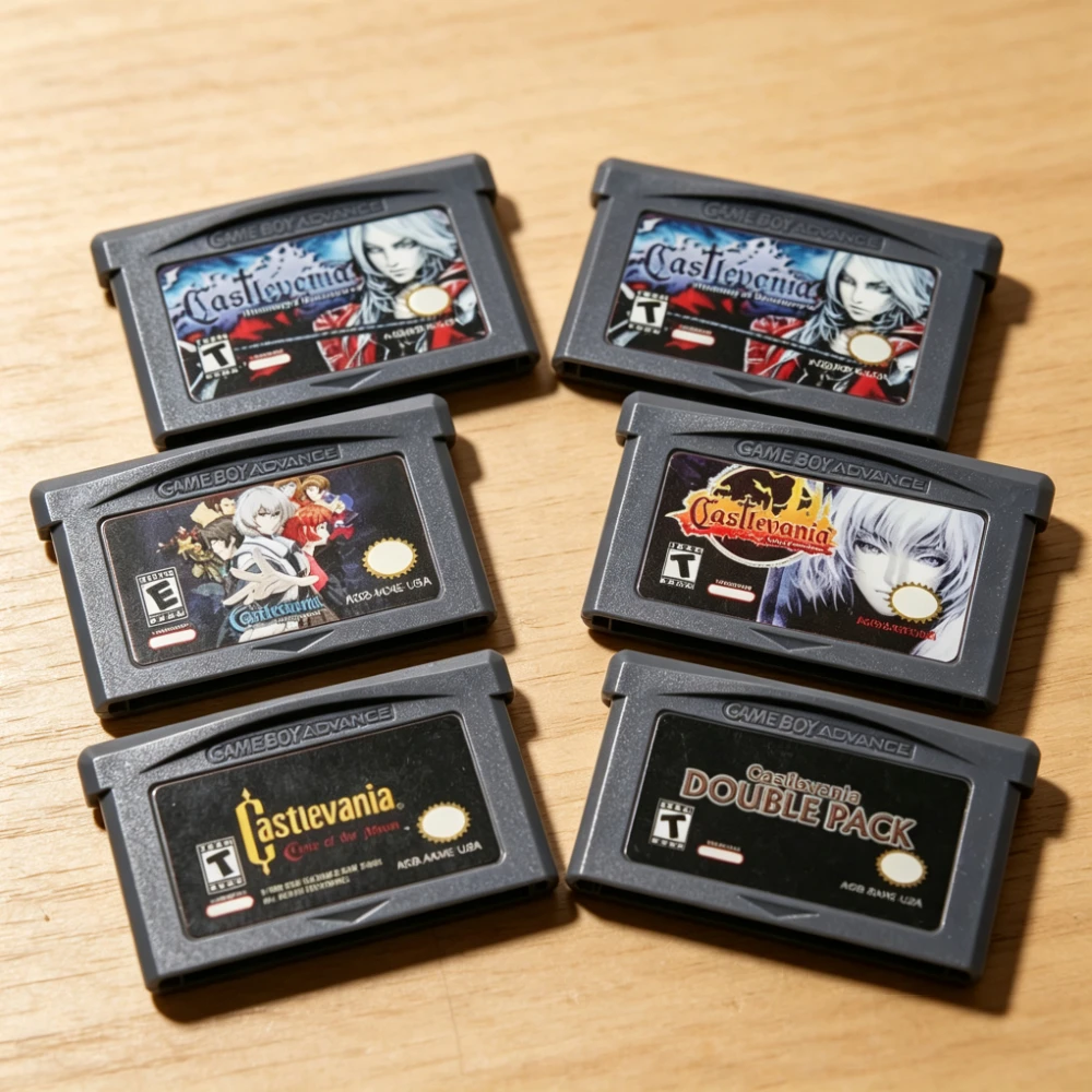 GBA USA Video Game Cartridge 32 Bit Games Card Pokémon Turbo Revival Klonoa Advance Wars Shining Soul Metal Slug Breath Fire view 5