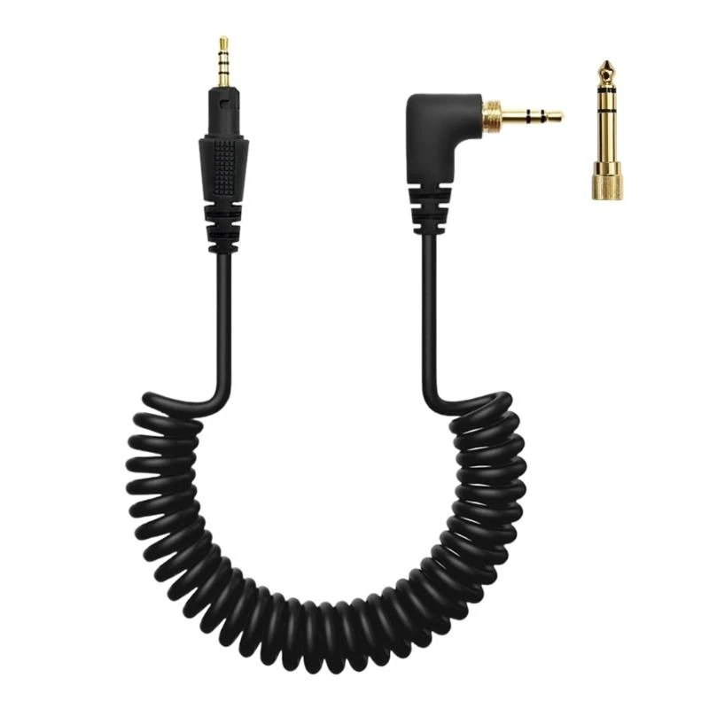 Cable Audios Spring para hdjx5 hdjcue1bt cue1s7 auriculares 6.35 mm adaptador