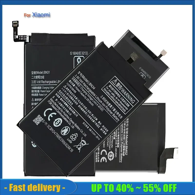 6600mAh BM60 BM61 BM62 BN60 Battery For Xiaomi miPad 1 2 3 4 Plus MEC91 Bateria + Tracking Number