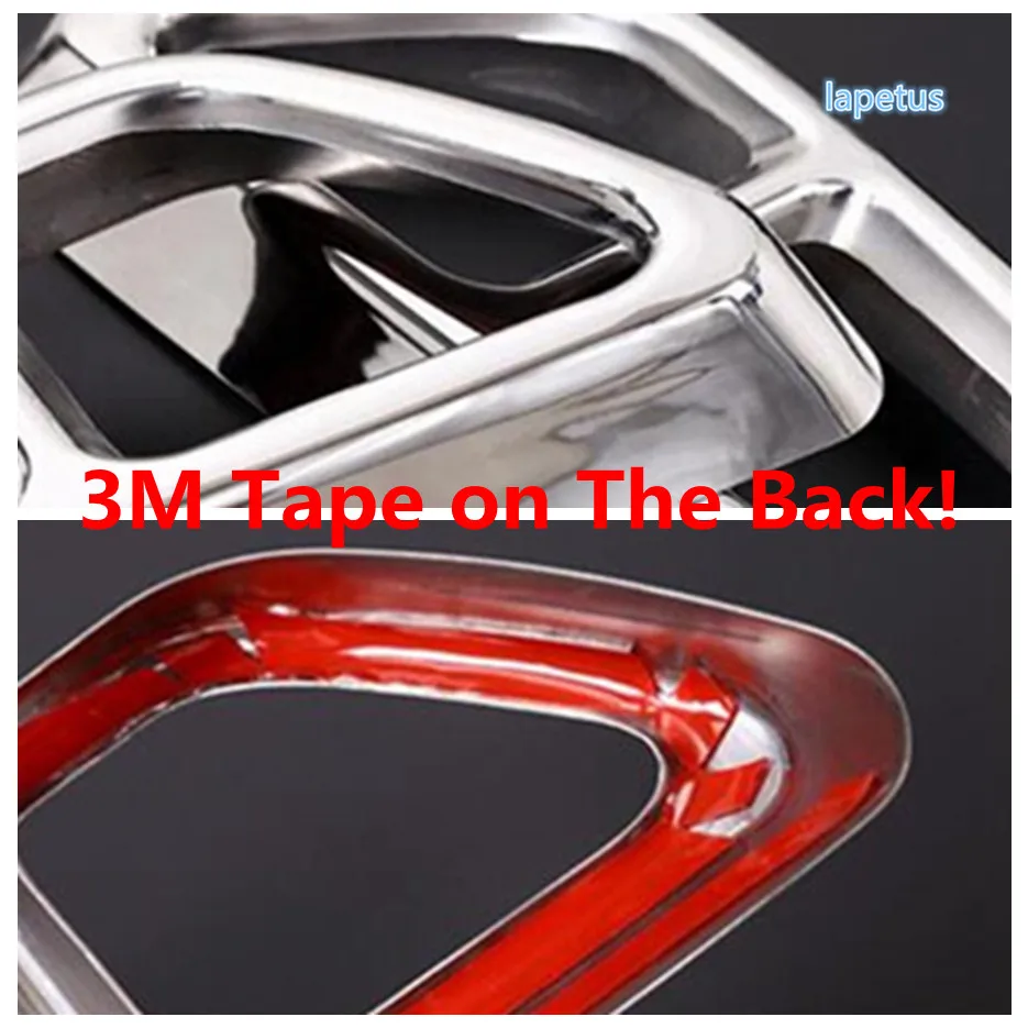 Car Rear Exhaust Tail Pipe Edge Muffler Tip Protection Decor Frame Cover Trim For BMW 5 Series 525 528 530 2017 2018 Accessories