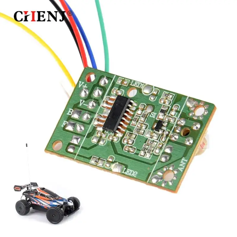 Hot 4CH RC Remote Control 27MHz Circuit Transmitter And Receiver Board 4-channel Launch Board Receiver Board RC Car Accessories