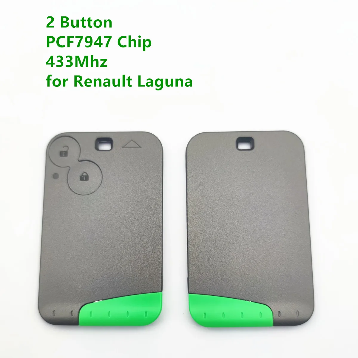 2 Button Remote Key PCF7947 Chip 433Mhz suit for Renault Laguna Espace 2001-2006 Smart Card Remote Fob