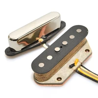 Pastilla de guitarra eléctrica Hot Classics Alnico 3 Magnet 1964 Pastilla con polo plano Puente de polo escalonado 9.2K 7.4K TL Pastilla de guitarra