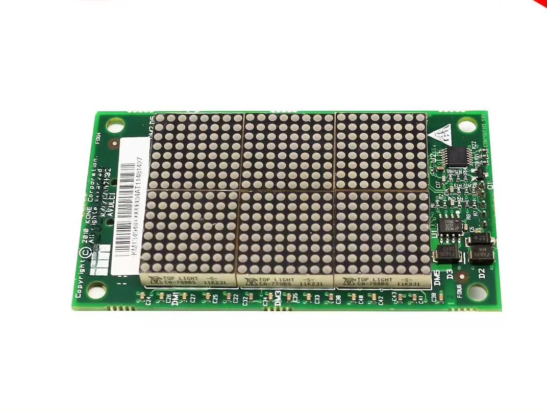 KM1349446G04 KM1349447H03 Elevator Dot Matrix Display Board White Light Vertical LOP PCB