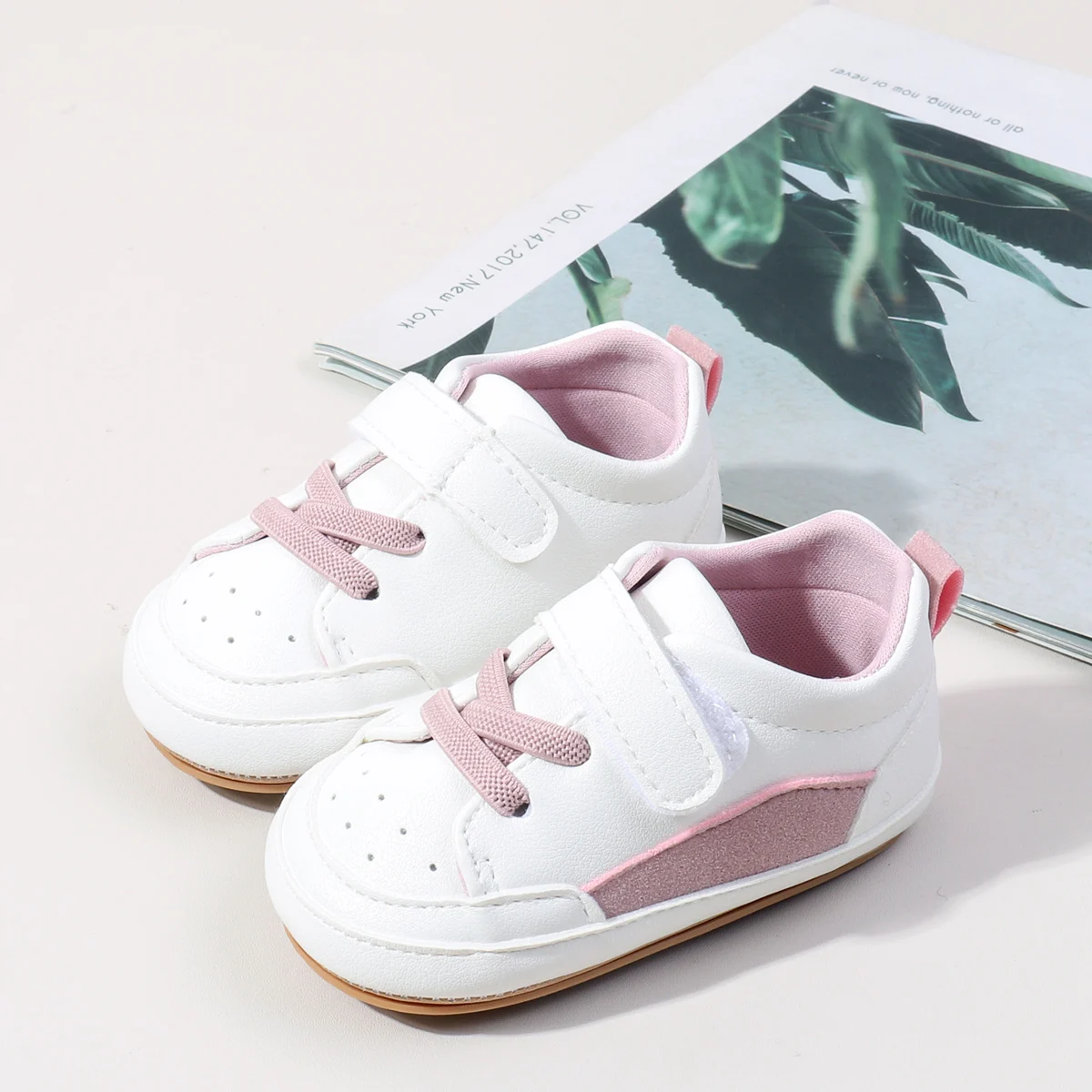 2025 Spring And Autumn Baby Boys And Girls First Walking Indoor Outdoor Toddler Shoes For 0-18M Baby Unisex Sneaker TPR Sole