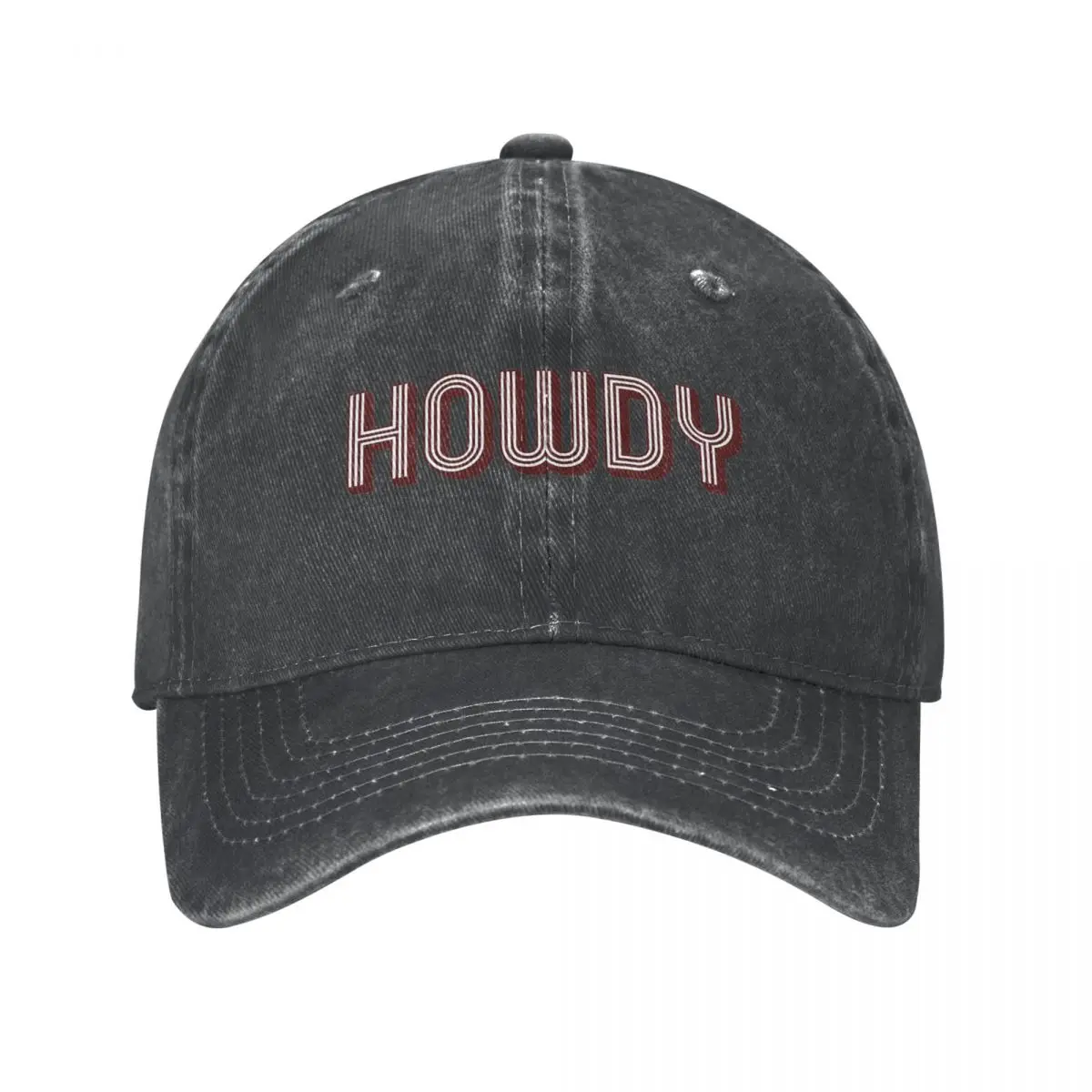 Howdy Baseball Caps Fashion Denim Fabric Hats Outdoor Adjustable Casquette Hip Hop Baseball Cowboy Hat for Men Women