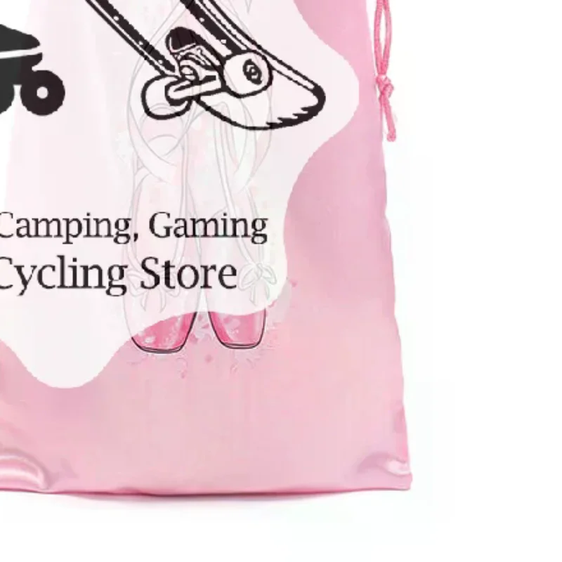 Portable Mesh Dance Bag Breathable Shoes Storage Pouch Girls Ballet Organizer Bags Shoe Pouches Bag Drawstring Dance Shoes Pouc