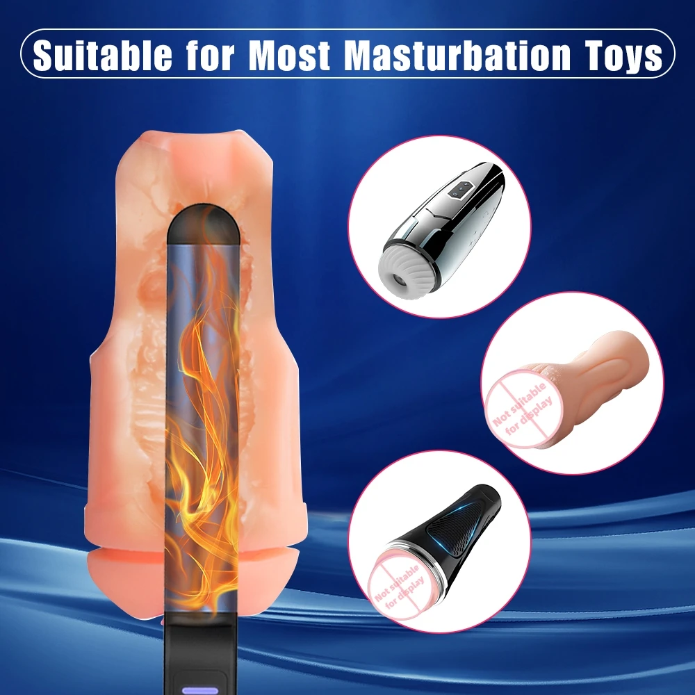 Adult Supplies Male Masturbator Cup Waterproof Heating Rod Suitable for Most Masturbation Toys Accessories for Adult Toys