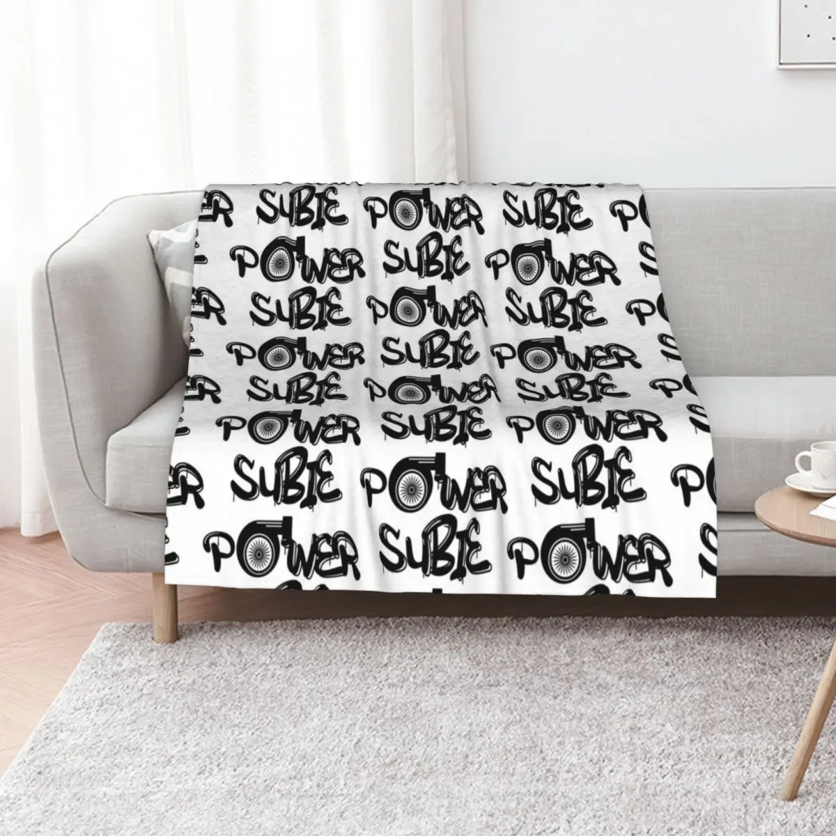 

SUBIE POWER Throw Blanket Single For Decorative Sofa Shaggy bed plaid Blankets