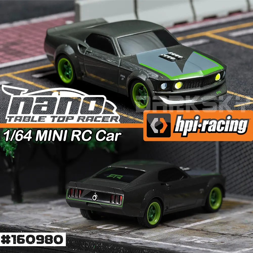 HPI Racing NANO TTR 160980 On-road RC 1/64 MINI Electric Remote Control Model Car Desktop Adult Children's Toys