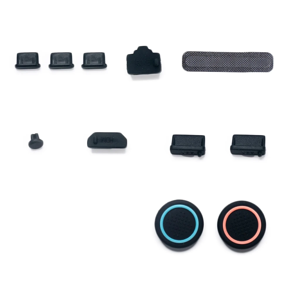 

11 PCS/Set Silicone Dust Protector Port Plugs Anti-Scratch Cover for Switch 2 Game Console Rocker Caps Accessory Set