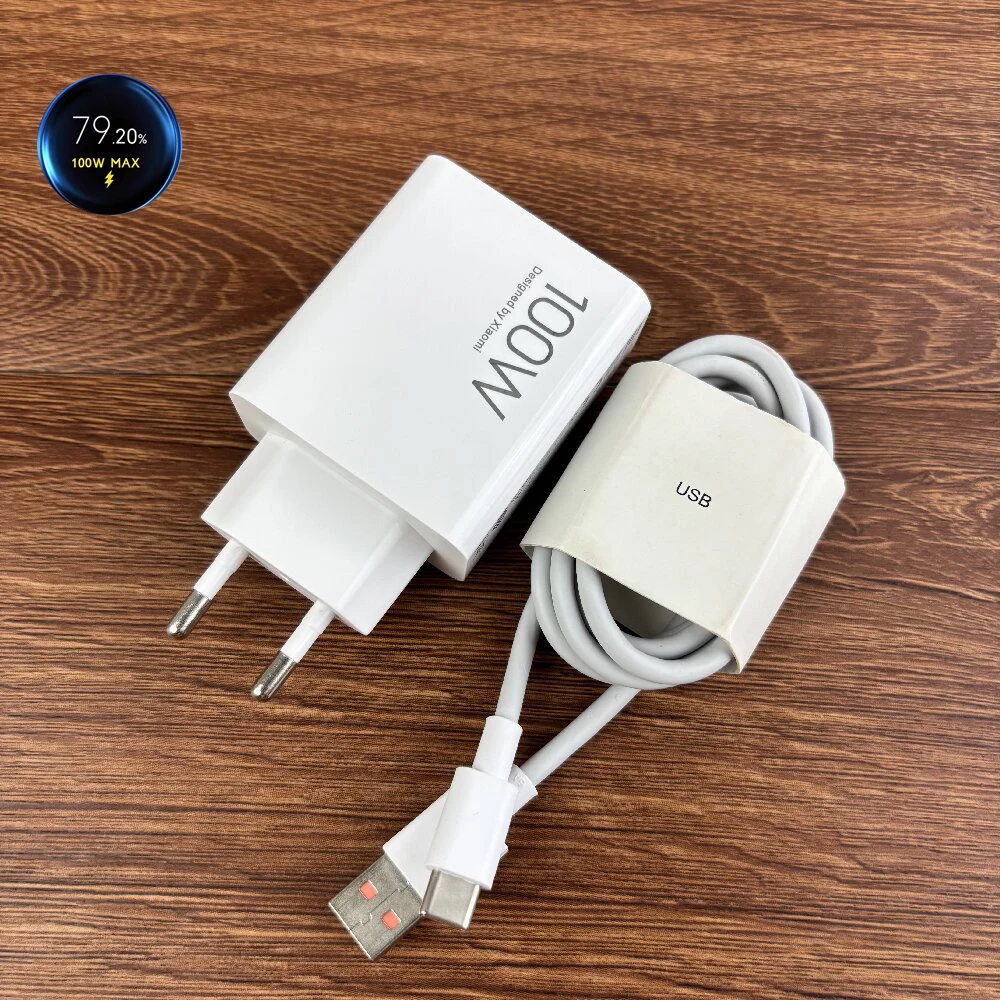 MDY-18-EF Xiaomi 100W الاتحاد الأوروبي توربو سريع الجدار محول الشحن ل MI 17 15 Ultra 15S Redmi Turbo 5 4 Pro K80 1/1.5/2M 6A USB C كابل