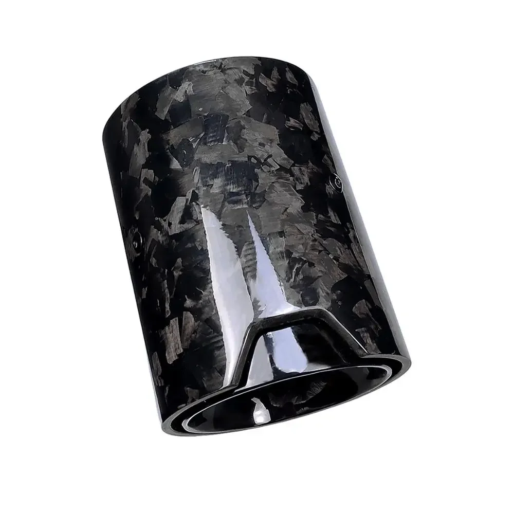 Car Exhaust Pipe M LOGO black  stainless steel  Forged Carbon Fiber Exhaust Tips for M Performance Exhaust Pipe