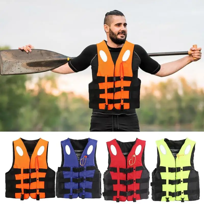 Life Vest Adult Swim Vest Buoyancy Jacket Safety Strap Buoyancy Jacket Float Jacket Life Saving Vest For Boating Fishing Sailing