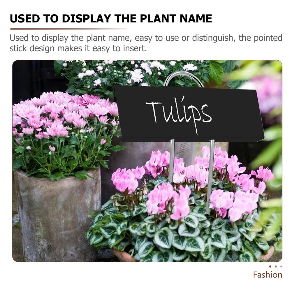 

8Pcs Iron Garden Plant Labels Metal Plant Tags for Vegetables Flowers Nursery Small Plants Garden Markers Rust Resistant