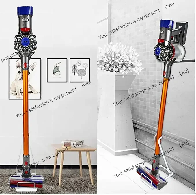 Perforated vacuum cleaner rack, household small vacuum cleaner holder