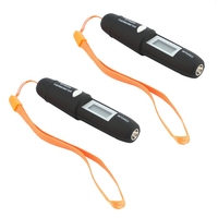 2X Non-Contact Mini Infrared Thermometer IR Temperature Measuring Digital LCD Display Infrared DT8220 Black