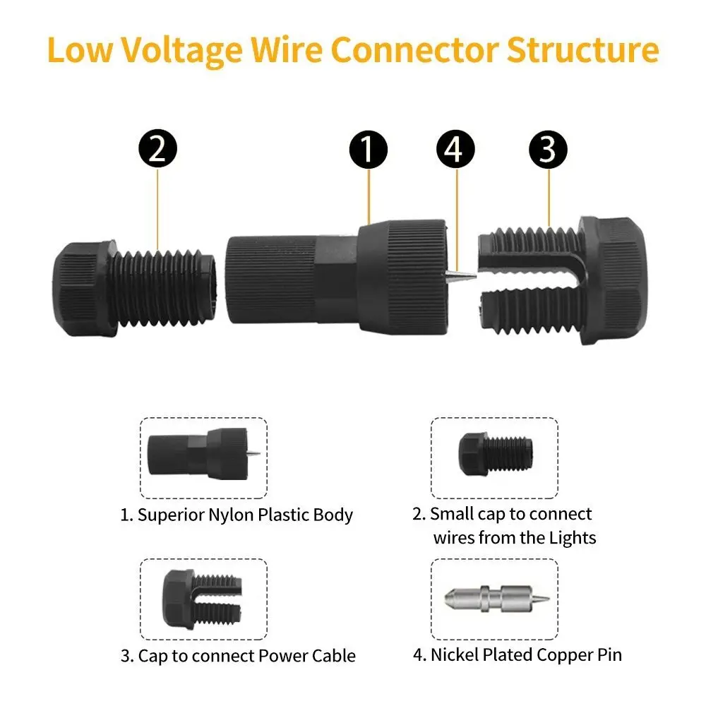 Low Voltage Fastlock Piercing Connector With Piercing Type Waterproof Crimp Wiring Terminal Electrical Cable Connector