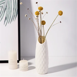 Simple Nordic Plastic Vase, Small Fresh Flower Vase, Flower Storage Bottle, Living Room, Modern House Decorations, Ornaments, 1PC 11 Main Sales Flower Vessels for Decoration - №8