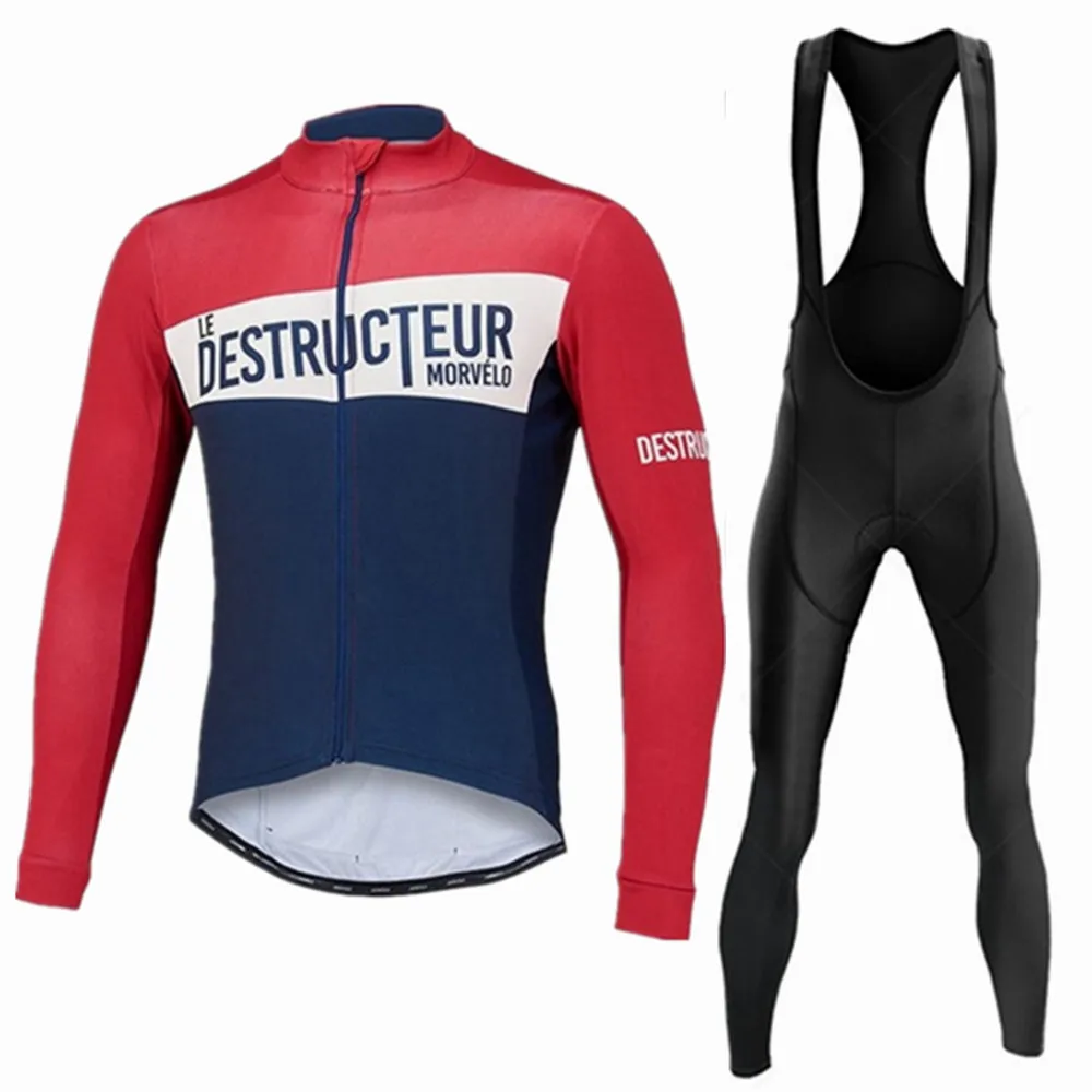 Morvelo 2026 Herbst Radsport-Trikot-Set Herren Rennrad-Bekleidung Langarm Ciclismo Shirt MTB Maillot Fahrrad-Uniform Trägerhose – Detail 7