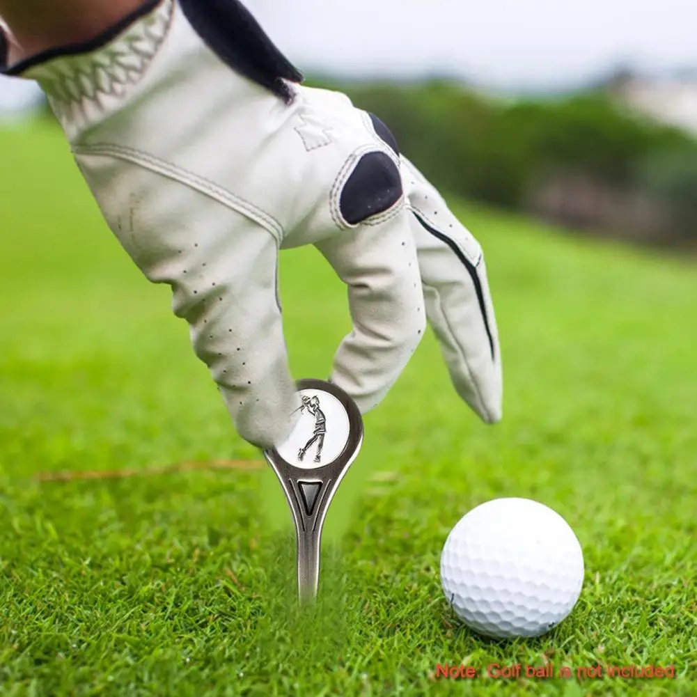 Marcador de Mini pelota de Golf, herramienta de campo, Divot portátil