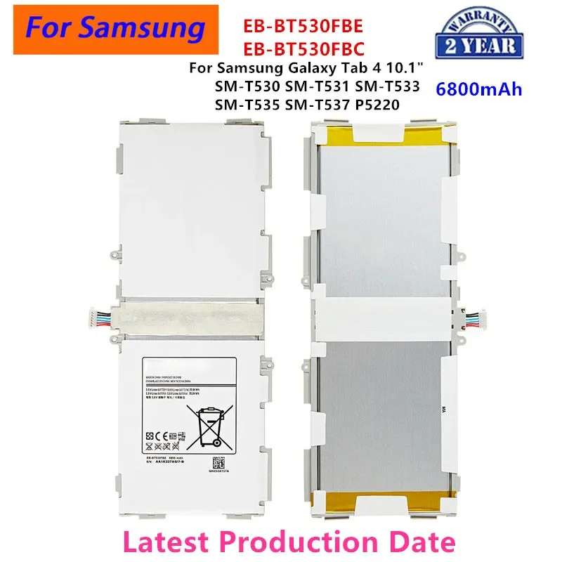 Zupełnie nowy tablet EB-BT530FBE EB-BT530FBC bateria do Samsung Galaxy Tab 4 10.1 "SM-T530/T531/T533/T535/T537 P5220 — zdjęcie produktu 2