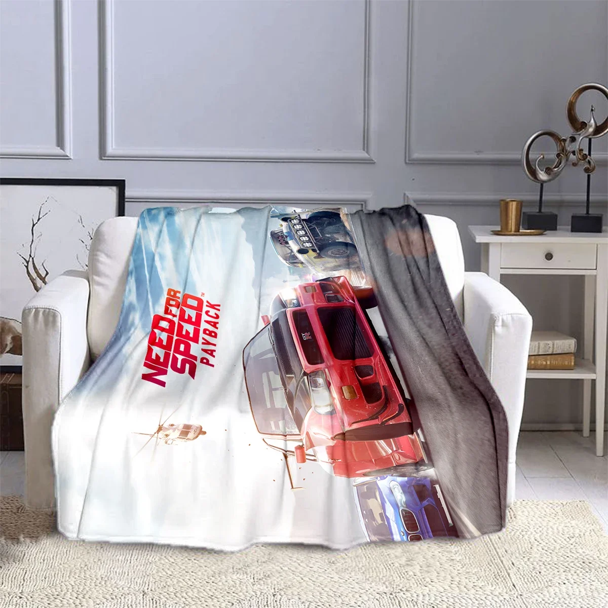 Game Need For Speed Racing Blanket Children's High Quality Flannel  Soft and Comfortable Home Travel Blankets