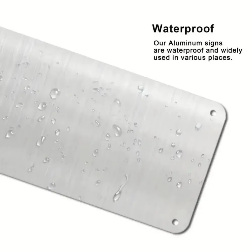 Custom Text Black Left Arrow Aluminum Plaque 40×10cm, Waterproof Dustproof Directional Wall Sign For Decoration Only