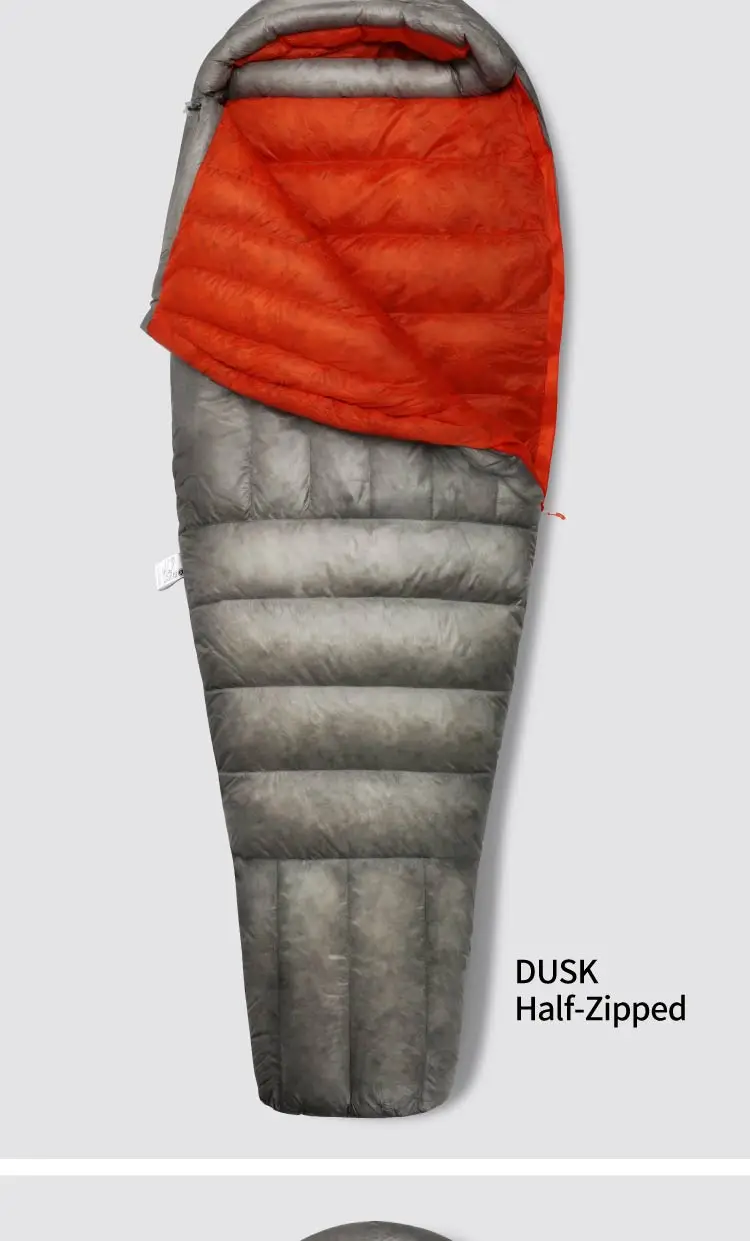 WIND HARD DUSK Upgrade 7D DWR Nylon 800FP Ultradener Schlafsack Down Pro Ultraleichte Camping Wandern Rucksackreisen Schlafsäcke – Detail 11