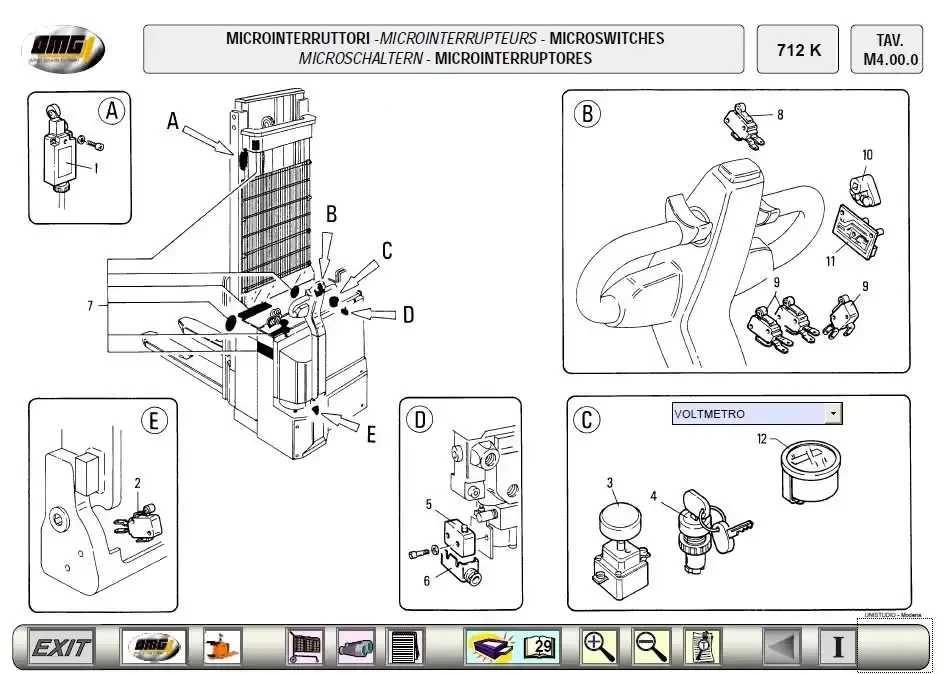 

OMG Forklift Spare Parts Catalog