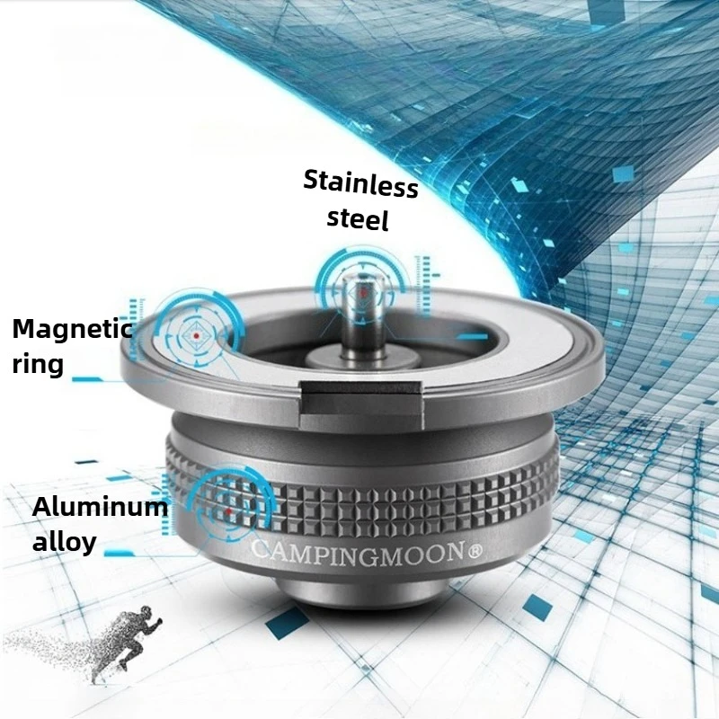 

Outdoor Magnetic Attraction Converter Gas Stove Adapter Lightweight Portable Multi-functional Stoves Accessories Camp Equipment
