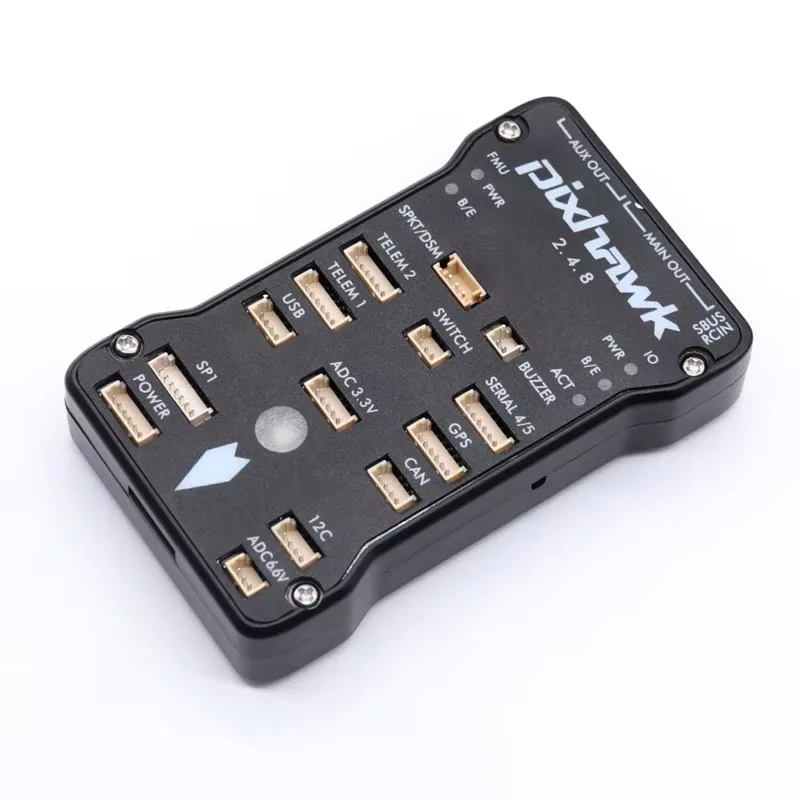 BCUBE Pixhawk PX4 PIX 2.4,8 controlador de vuelo de 32 bits piloto automático con interruptor de seguridad SD 4G zumbador PPM I2C RC Quadcopter Ardupilot