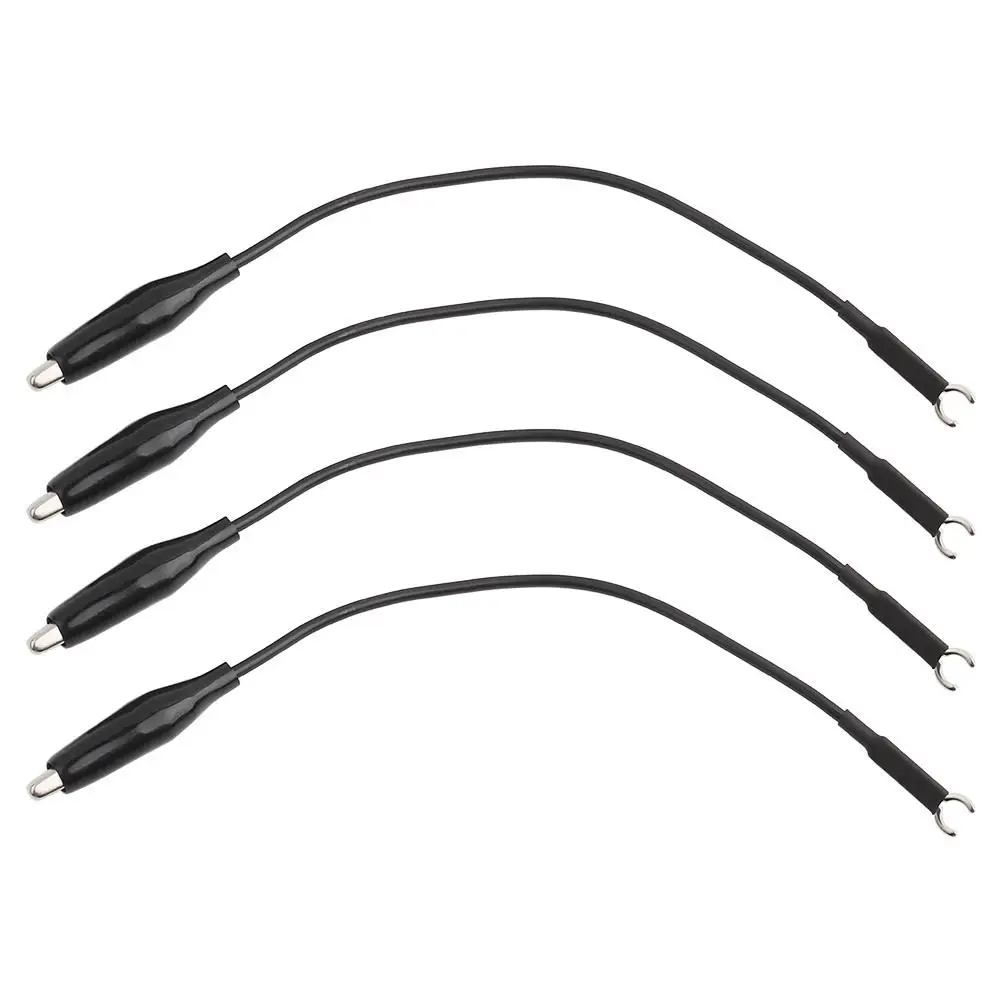 

4Pcs Oscilloscope Probe Ground Lead Wire Cable - RoHS Certified Test Clip for Scopes