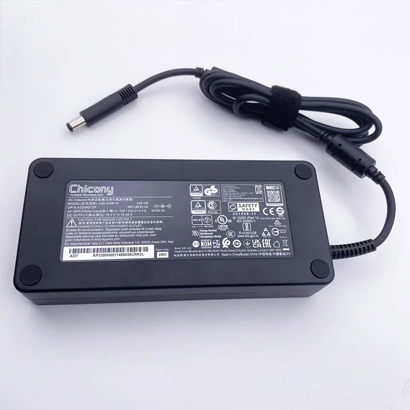 330W 19.5V 16.92A Big pin 7.4*5.0mm AC Adapter For Acer Predator Helios 700 PH717-71-785M Gaming Laptop Power Supply