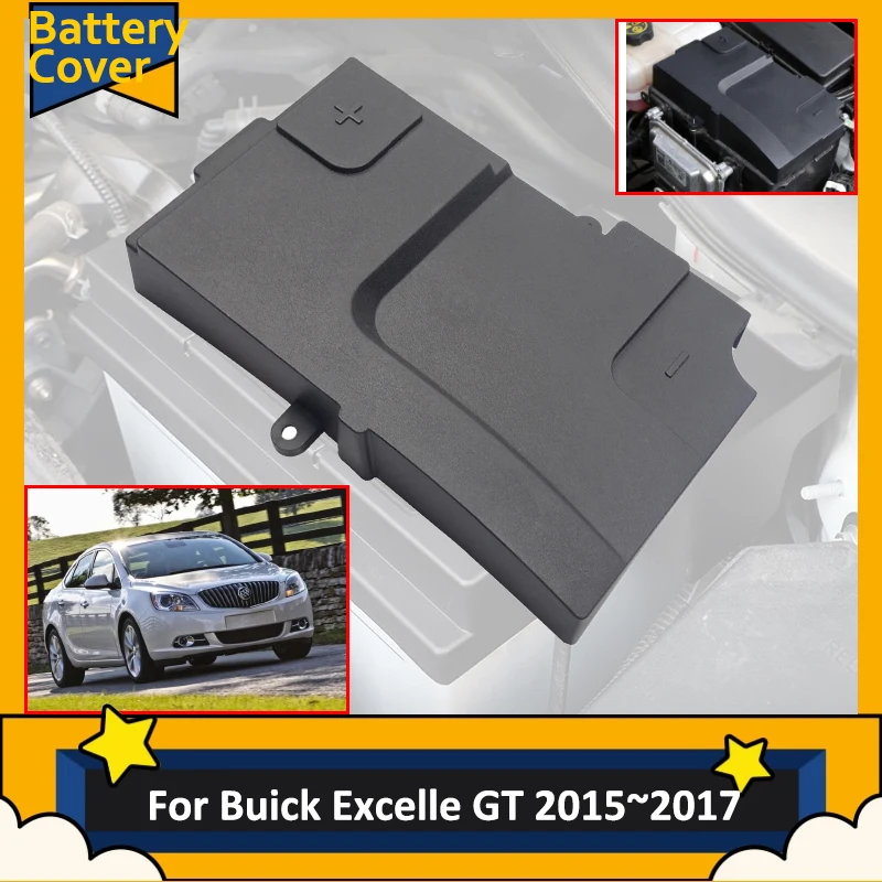 

Car Battery Protective Covers For Buick Excelle GT Sedan 2015 2016 2017 Auto Dust Tuning Flame Retardant Engine Mats Accessories