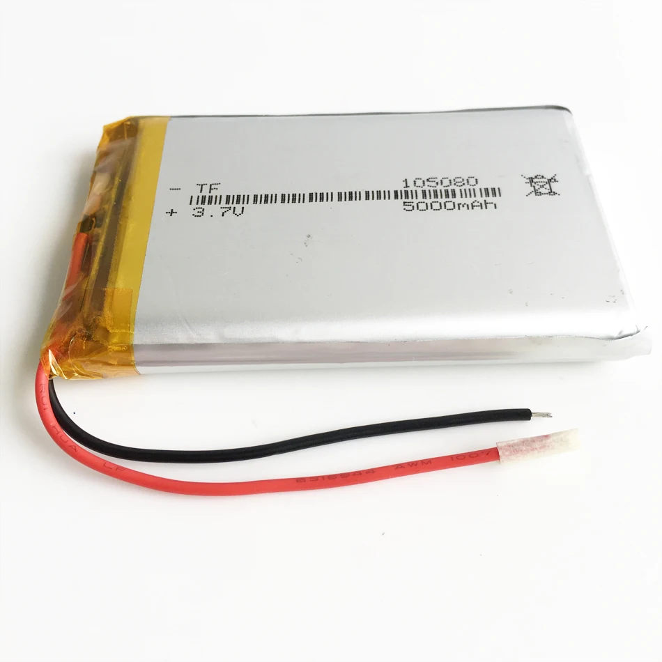 3.7V 5000mAh litowo-polimerowa LiPo akumulatory do powerbanku wideo PSP Laptop MID PAD Protable Tablet PC 105080