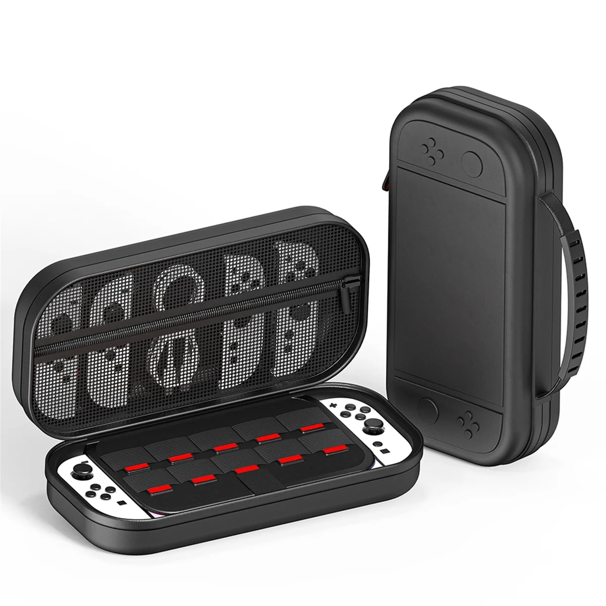 【التصغير الأخير!】حقيبة حمل واقية لمفتاح NS 2 مع فتحات لبطاقات الألعاب، مساحة تخزين حقيبة EVA المحمولة لملحقات Switch 2