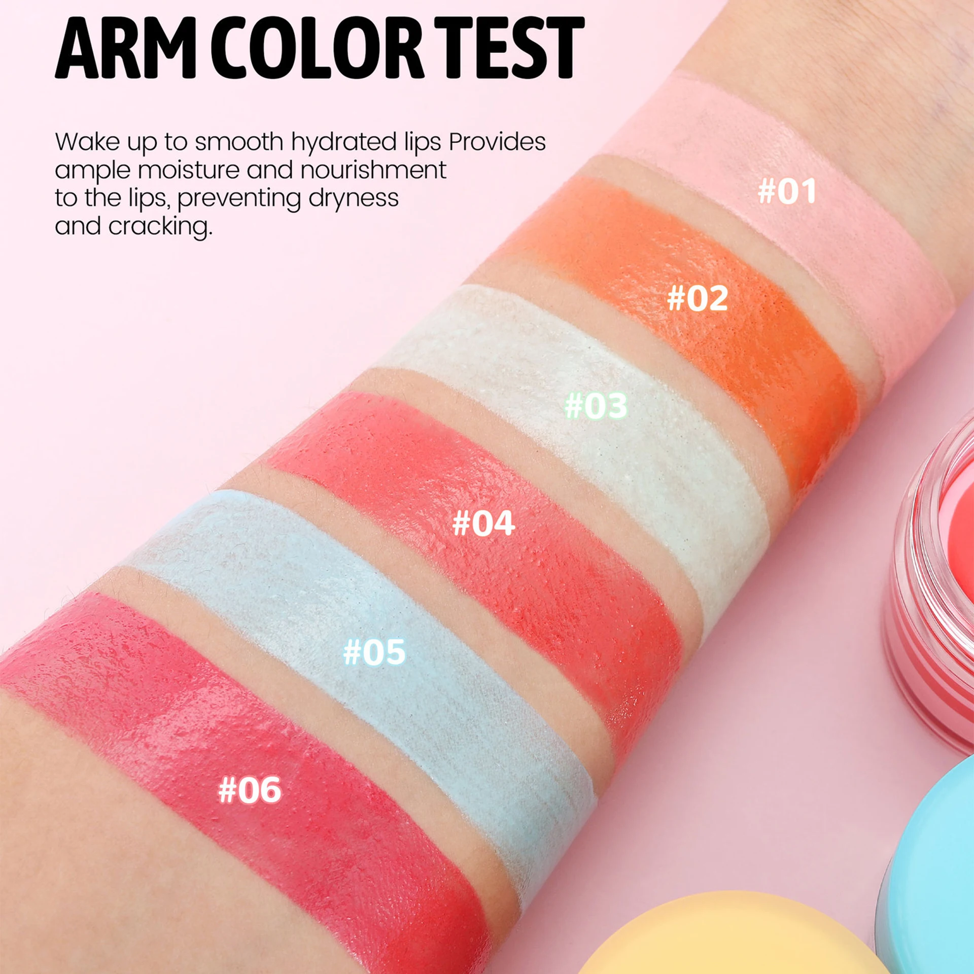 قناع الشفاه بالفواكه، مرطب ومضاد للتشقق