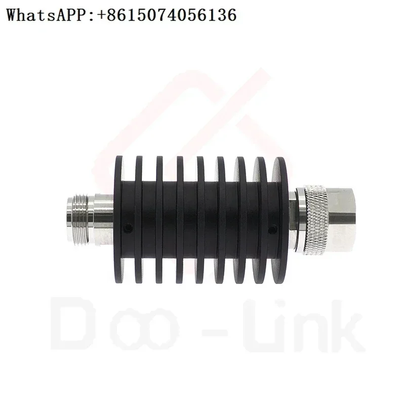 

N Коаксиальный фиксированный аттенюатор DC-8,5 ГГц, 20 Вт, 1-60 дБ, двунаправленный циркулярный шарнир «папа-мама», медь и позолота
