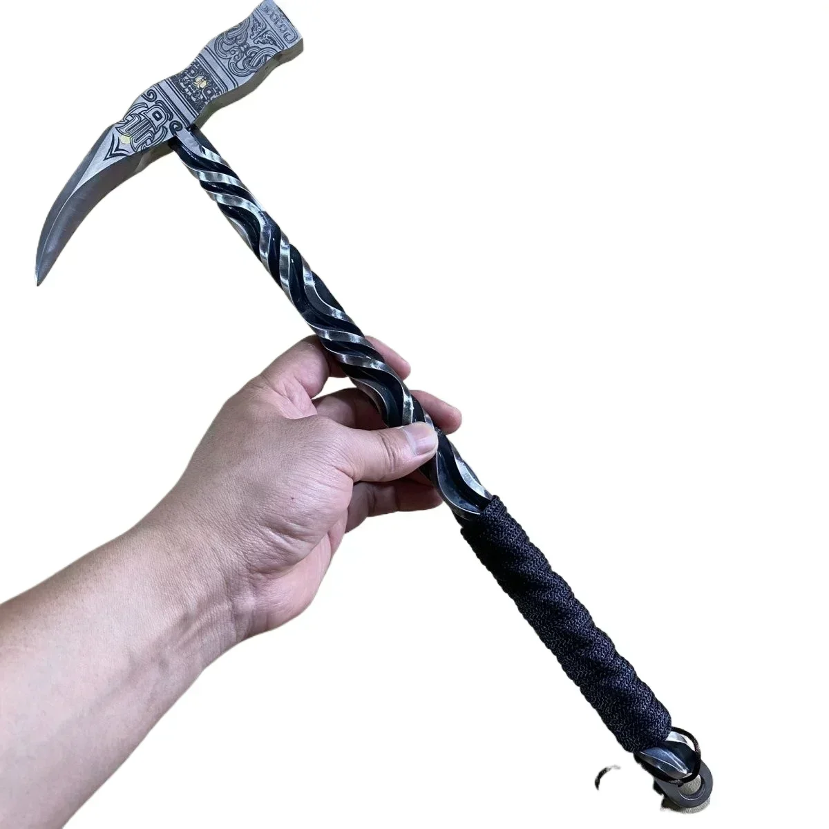 Martillo para jabalí de 40 cm, martillo forjado a mano, herramienta multifuncional integrada, martillo de mano para acampar, herramientas y equipos de jardinería